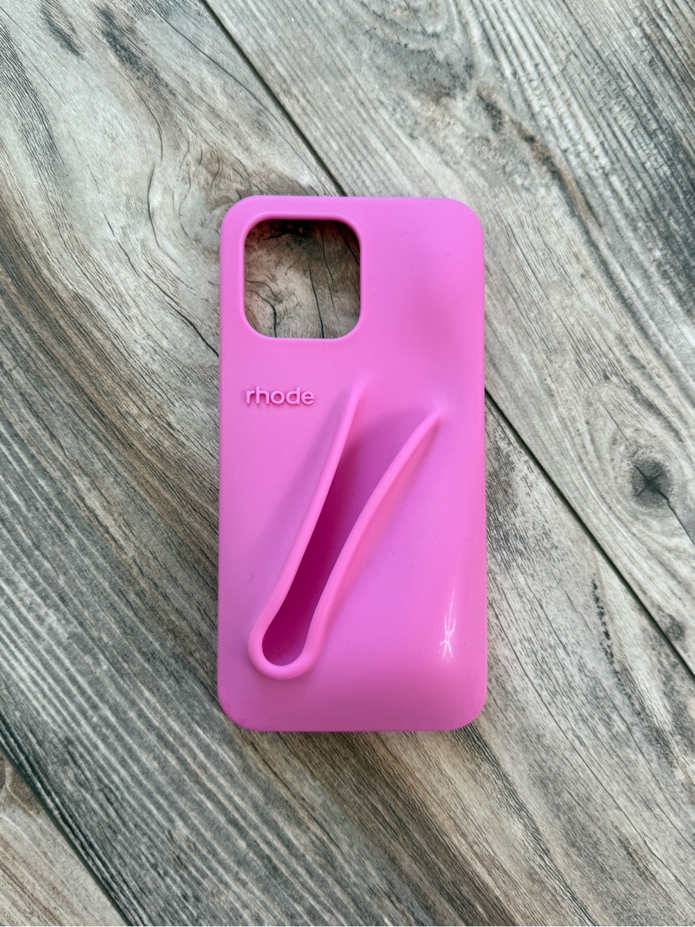 RHODE Hot Pink SHORTCAKE Silicone Phone Case